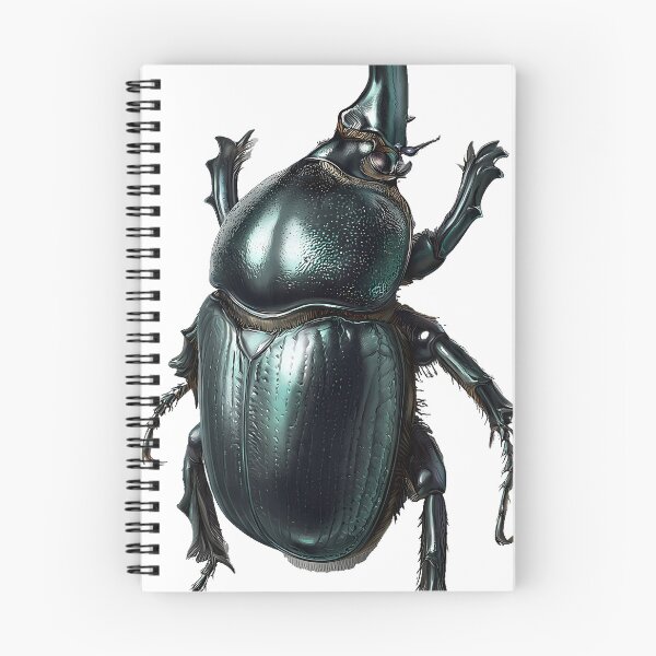 Item preview, Gothic Rhinoceros Beetle designed and sold by IllumeInk.