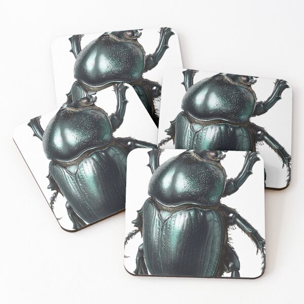 Item preview, Gothic Rhinoceros Beetle designed and sold by IllumeInk.