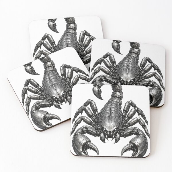 Item preview, Steel Scorpion V3 – Industrial Metal Scorpion | Steel Beast Mechanical Hunter designed and sold by SteelCoat Studio.