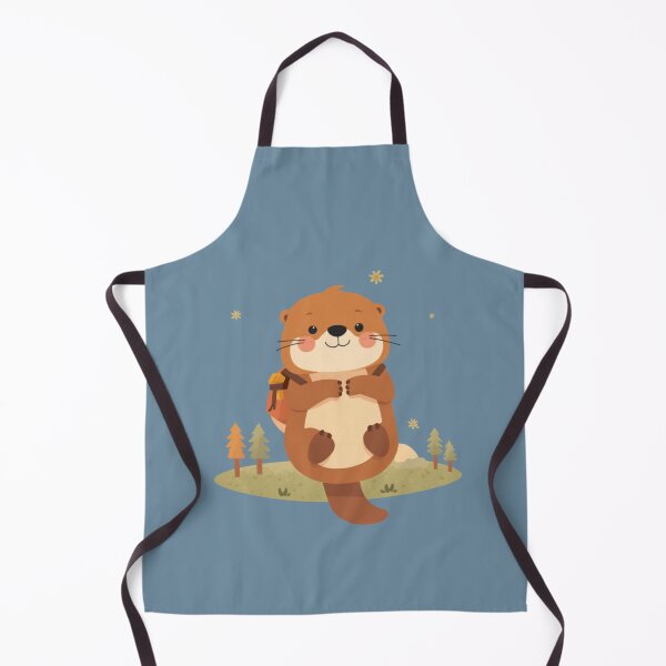 Artikelvorschau, Niedliches Seeotter-Rucksack-Natur-Abenteuer-Kawaii-T-Shirt entworfen und verkauft von WrongGift.