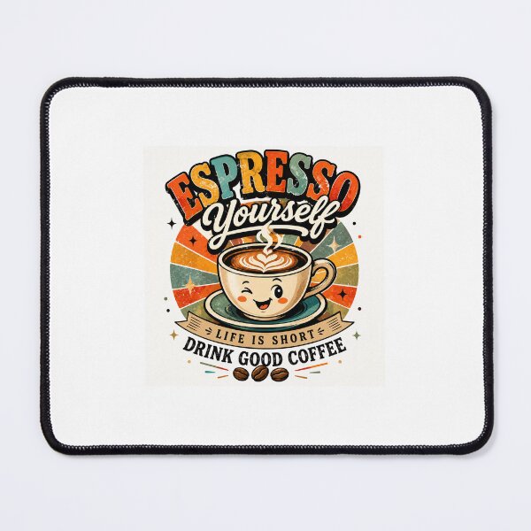 Item preview, Espresso Yourself | Retro Coffee Lover Vintage Design designed and sold by OakEmber.