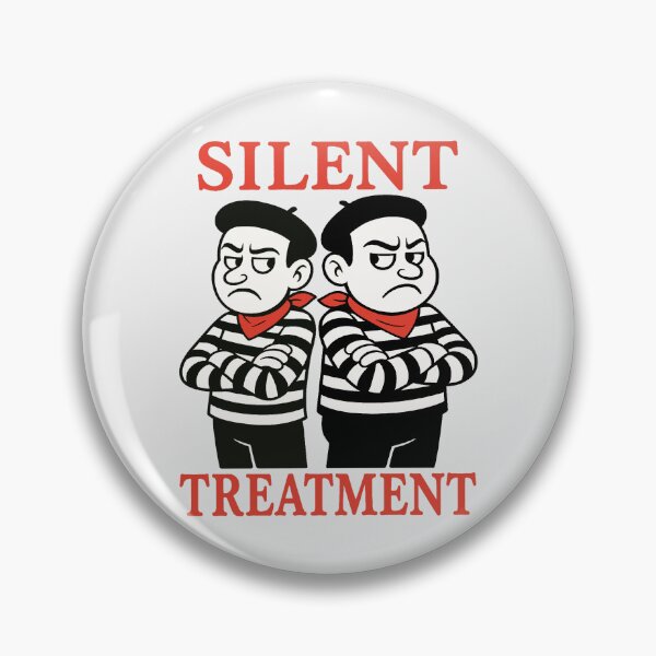 Item preview, Silent Treatment - Grumpy Pair of Mimes designed and sold by Regal Rev.