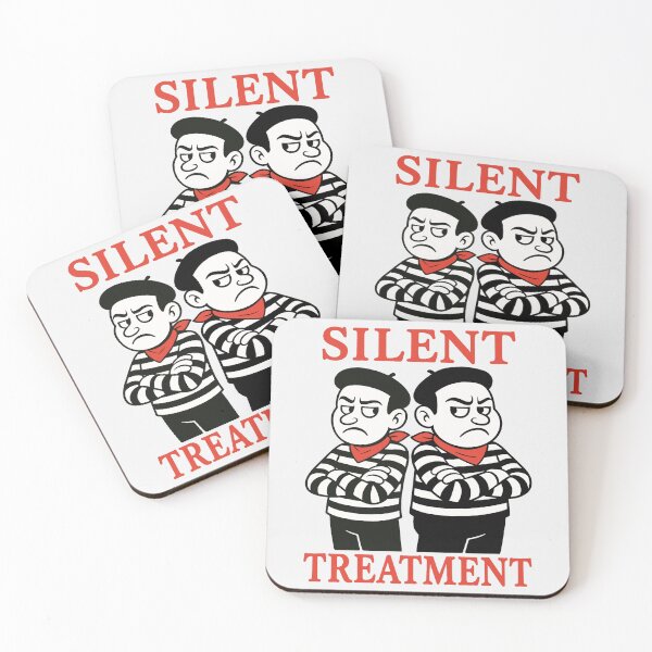 Item preview, Silent Treatment - Grumpy Pair of Mimes designed and sold by Regal Rev.