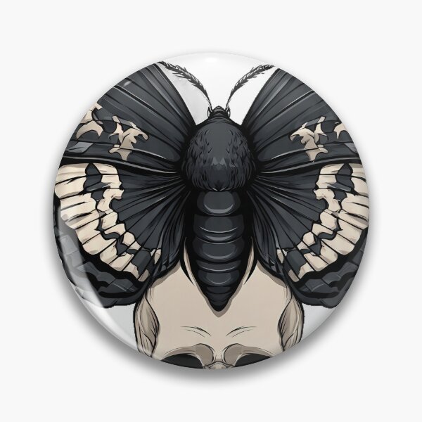 Item preview, Moth and Skull designed and sold by IllumeInk.