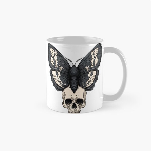Item preview, Moth and Skull designed and sold by IllumeInk.