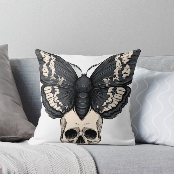 Item preview, Moth and Skull designed and sold by IllumeInk.