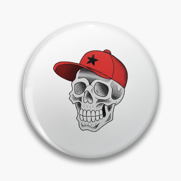 Item preview, skull in hat designed and sold by saacstix.