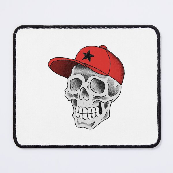 Item preview, skull in hat designed and sold by saacstix.