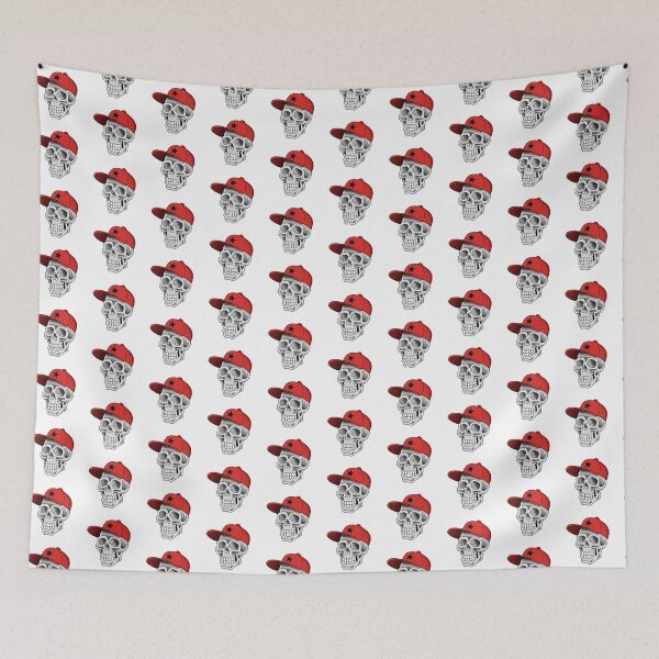 Item preview, skull in hat designed and sold by saacstix.