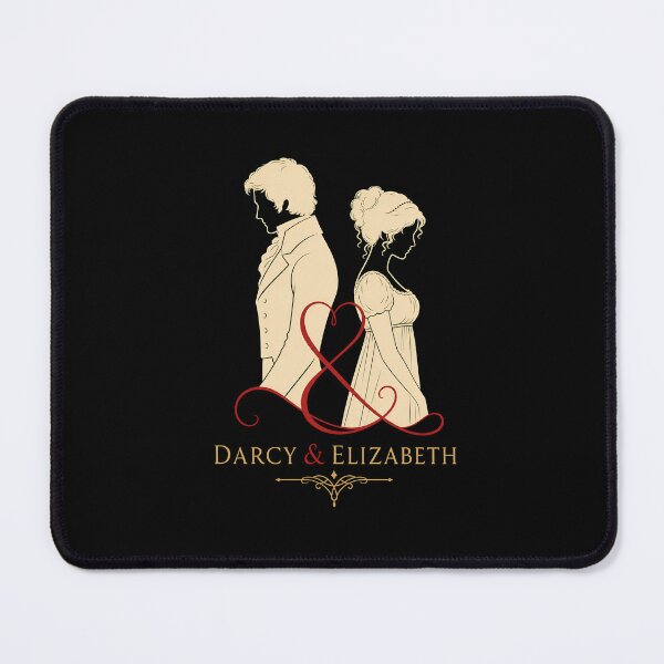 Item preview, Darcy and Elizabeth Pride and Prejudice Silhouette Art designed and sold by Fenay Designs.
