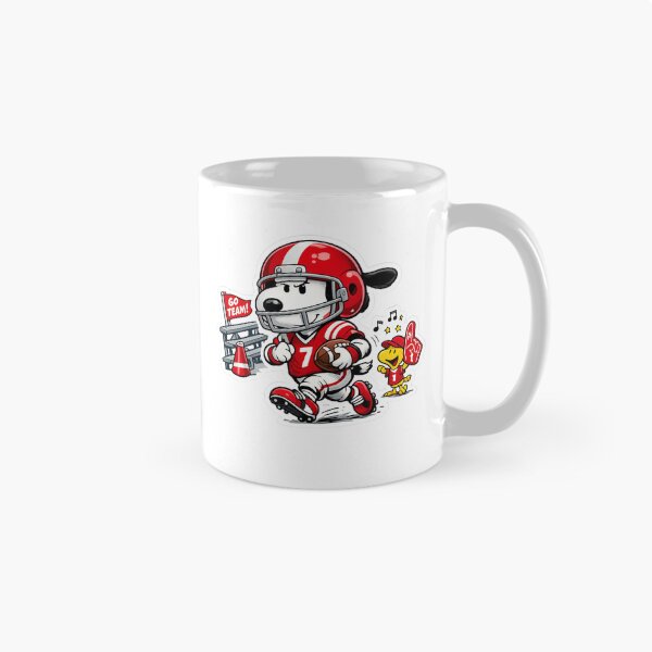 Item preview, Snoopy Football Team with Woodstock designed and sold by 4U---Store.