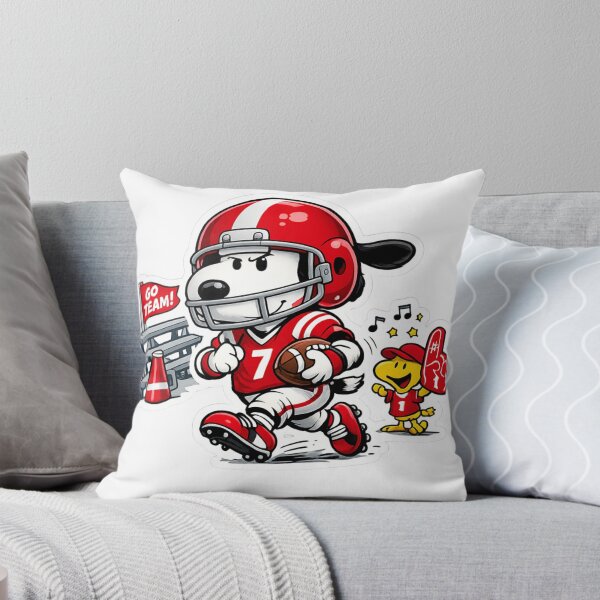 Item preview, Snoopy Football Team with Woodstock designed and sold by 4U---Store.