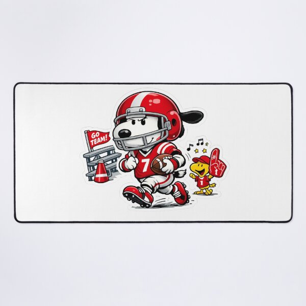 Item preview, Snoopy Football Team with Woodstock designed and sold by 4U---Store.