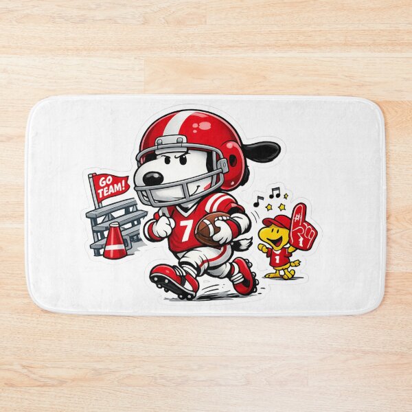 Item preview, Snoopy Football Team with Woodstock designed and sold by 4U---Store.