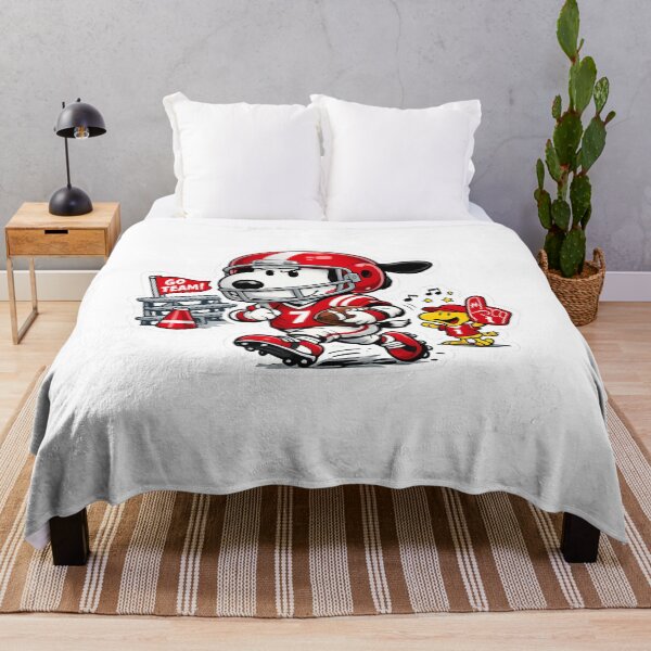 Item preview, Snoopy Football Team with Woodstock designed and sold by 4U---Store.