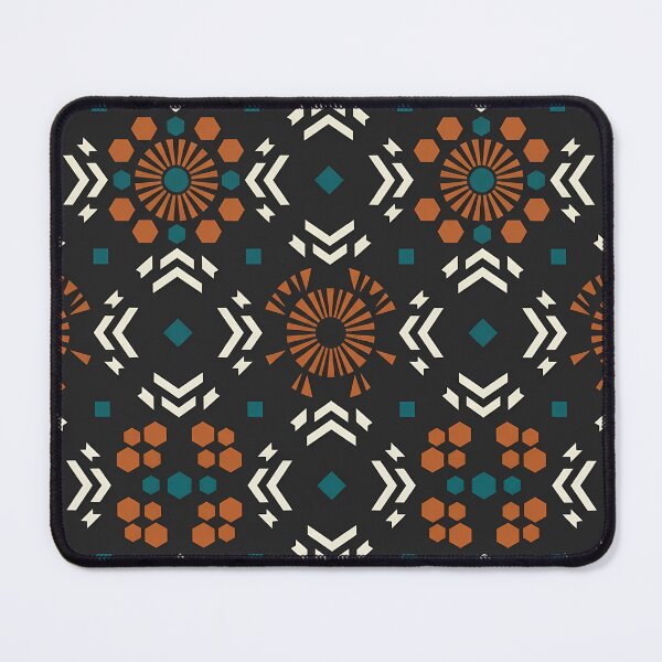 Item preview, Sunfire Medallion Tribal Deco Geometric Pattern designed and sold by AbderraimArt.