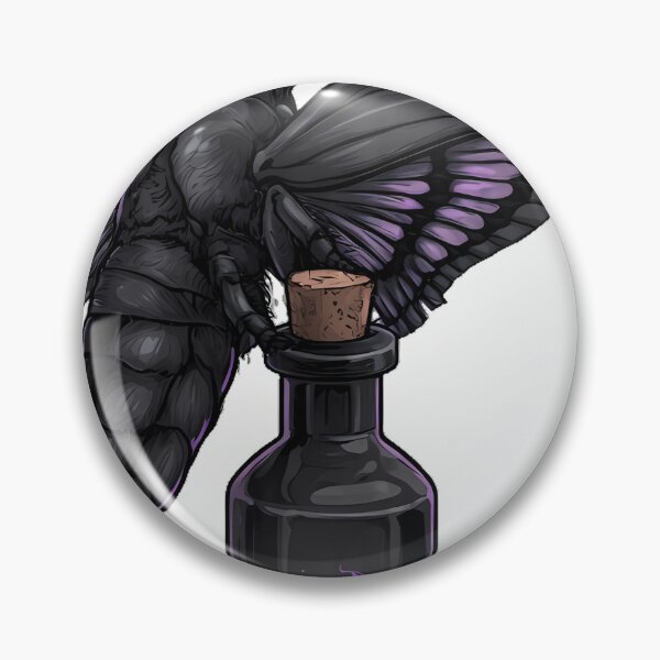 Item preview, Moth with Potion Bottle designed and sold by IllumeInk.