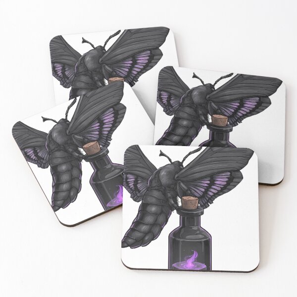 Item preview, Moth with Potion Bottle designed and sold by IllumeInk.