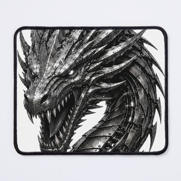Item preview, Steel Dragon V3 – Industrial Metal Dragon Head | Steel Beast Mechanical Legend designed and sold by SteelCoat Studio.