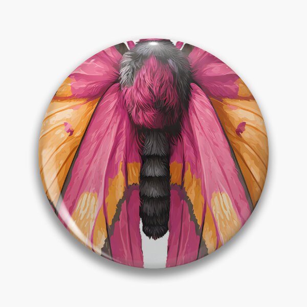 Item preview, Gothic Rosy Maple Moth designed and sold by IllumeInk.