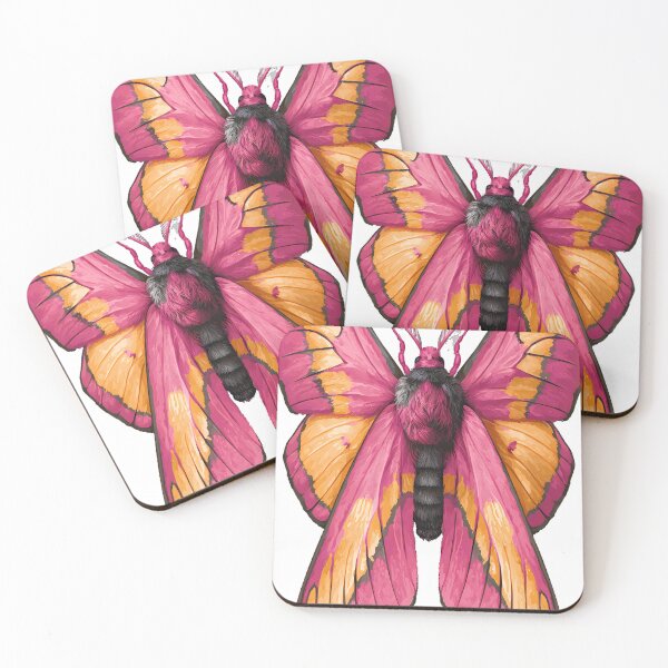Item preview, Gothic Rosy Maple Moth designed and sold by IllumeInk.
