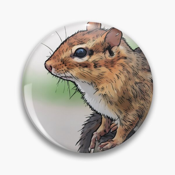 Item preview, Chipmunk on a Stump -Line Drawing designed and sold by tomorrowsart.