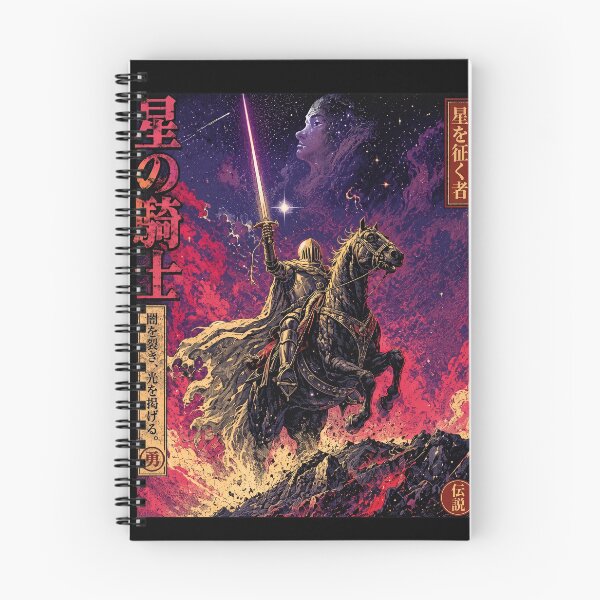 Item preview, Cosmic Knight Retro Japanese Dark Fantasy designed and sold by Vermanartist.
