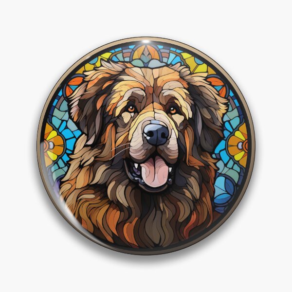 Item preview, Caucasian Shepherd Dog Stained Glass Leadlight Artistic Design Mom Dad designed and sold by rafaeltto.