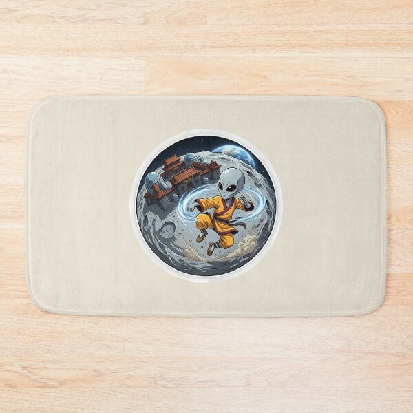 Item preview, Alien Shaolin Monk Performing Kung Fu on Moon designed and sold by Sunkhung.