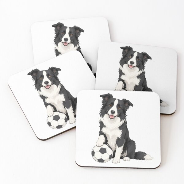 Item preview, Border Collie Sit Soccer Dog | Cute Futbol Lover designed and sold by pixiedustpaint.