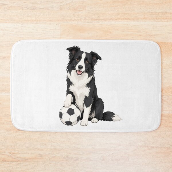Item preview, Border Collie Sit Soccer Dog | Cute Futbol Lover designed and sold by pixiedustpaint.