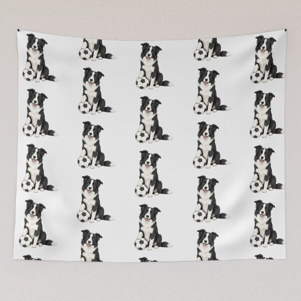 Item preview, Border Collie Sit Soccer Dog | Cute Futbol Lover designed and sold by pixiedustpaint.