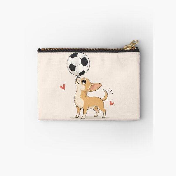 Item preview, Chihuahua Playing Soccer | Cute Dog Futbol Lover designed and sold by pixiedustpaint.