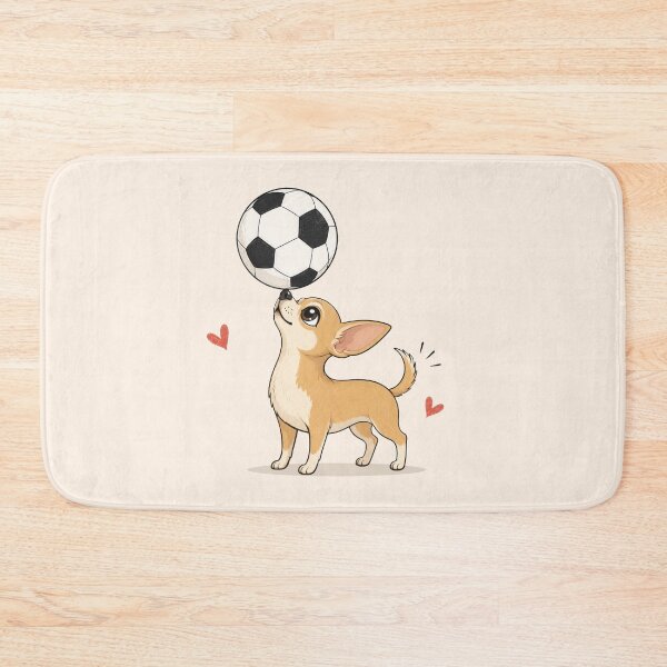 Item preview, Chihuahua Playing Soccer | Cute Dog Futbol Lover designed and sold by pixiedustpaint.