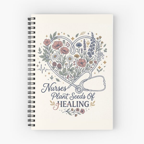 Item preview, Nurse Gift Shirt – Stethoscope Wildflower Heart Nurses Plant Seeds Tee designed and sold by DmaarGroup.