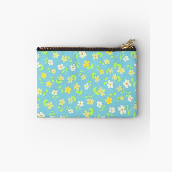 Item preview, Ditsy Yellow on Aqua designed and sold by Indra's Net.