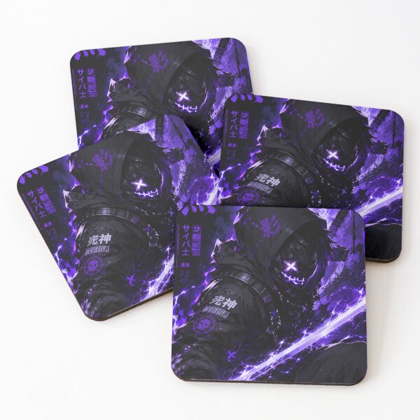 Item preview, Cyber Oni Ronin – Neon Phantom Samurai | Original Anime Streetwear Art designed and sold by Sticleg.