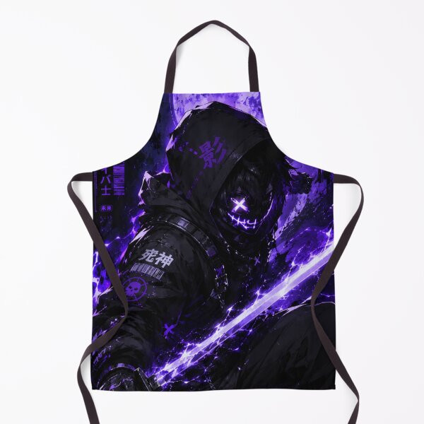 Item preview, Cyber Oni Ronin – Neon Phantom Samurai | Original Anime Streetwear Art designed and sold by Sticleg.
