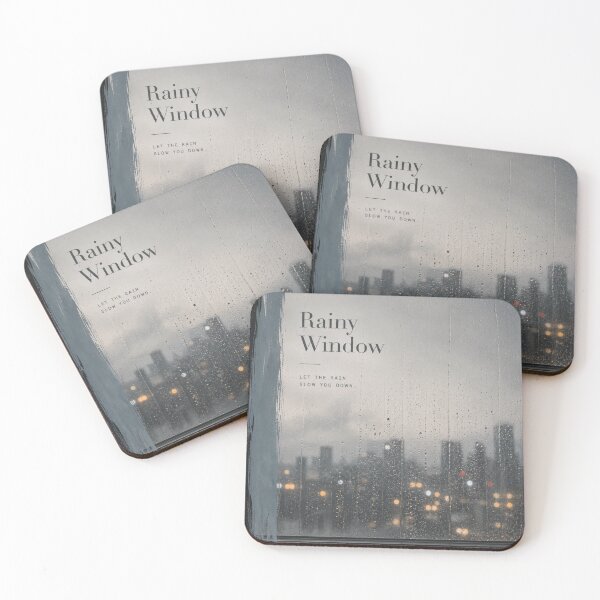 Item preview, Rainy Window City Mood designed and sold by tmoca.