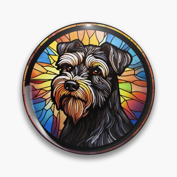 Item preview, Cesky Terrier Dog Stained Glass Leadlight Artistic Design Mom Dad designed and sold by rafaeltto.