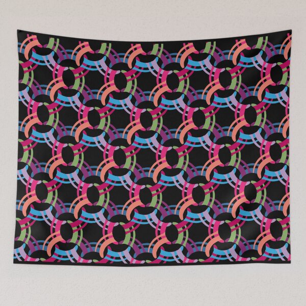 Item preview, Multi-colored geometric pattern  designed and sold by wonghong.