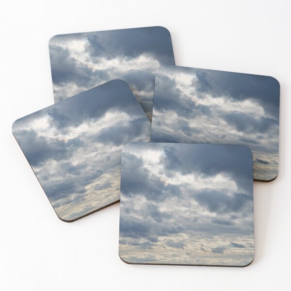Item preview, Dramatic Sunlit Clouds Across Moody Sunset Sky designed and sold by ShotsbyDesiree.