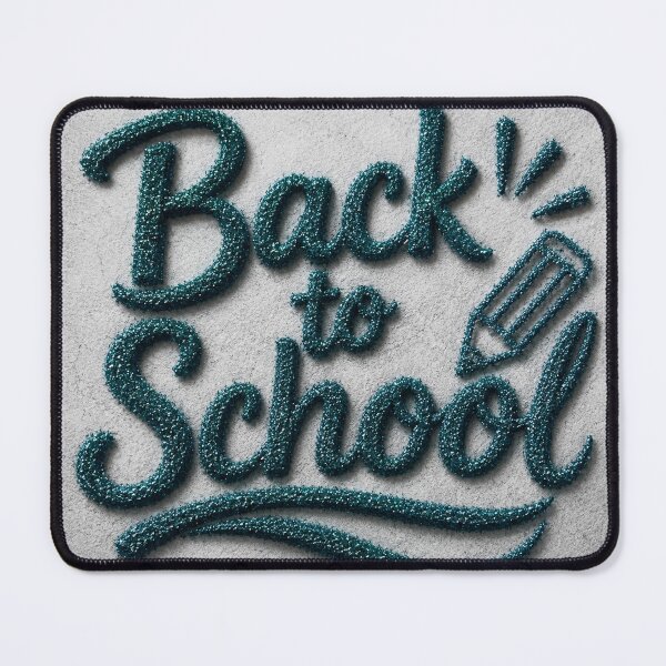 Item preview, Glitter Teal Back To School Typography designed and sold by GUINewAlex.