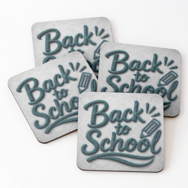 Item preview, Glitter Teal Back To School Typography designed and sold by GUINewAlex.