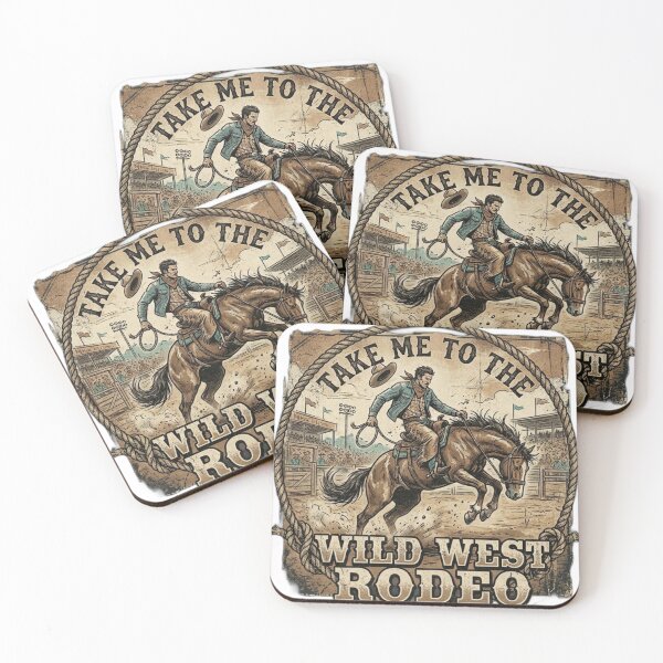 Item preview, Take Me to the Wild West Rodeo - Cowboy Vintage Design designed and sold by ShirtsUp-Lane.