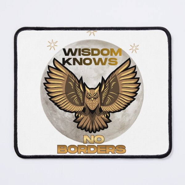 Item preview, Wisdom Knows No Borders – Majestic Owl Vintage Wildlife Graphic T-Shirt designed and sold by Besetoo.