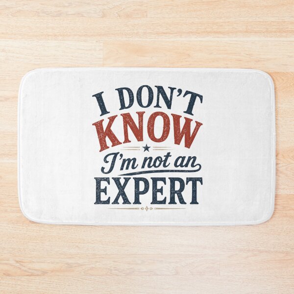 Item preview, I Don't Know I'm Not Expert Vintage designed and sold by MWSailingClub.