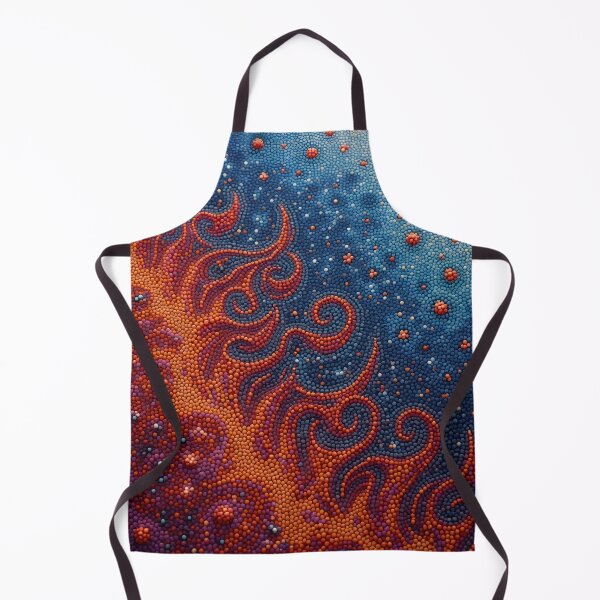 Item preview, Aboriginal Inspired Dot Art - An Ocean of Blazing Lava designed and sold by GrinGalore.