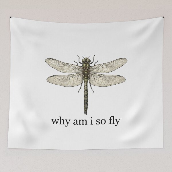 Item preview, Why Am I So Fly Retro Funny Meme Vintage Typography Design designed and sold by get55shirt.