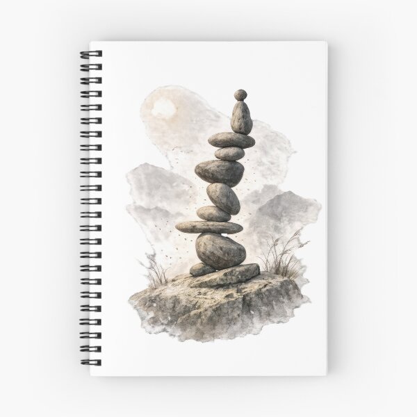 Item preview, T-Shirt - Sticker - Zen Balance Stone Tower designed and sold by ForeverPrintsOK.